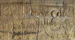 Священная барка Амона – рельеф святилища храма Рамсеса III.